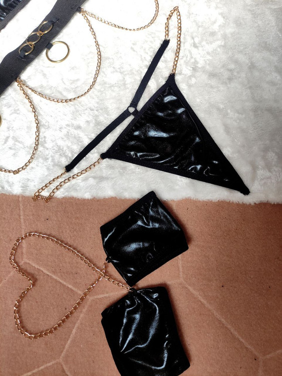 ست فانتزی دیسکویی زنانه ۴ تکه