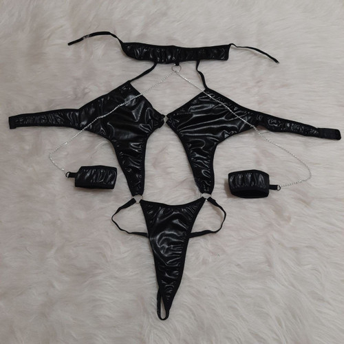 بادی فانتزی همراه دستبند زنجیردار