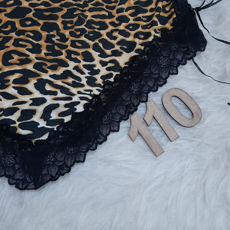 لباس خواب پلنگی سایزبزرگ با شورت