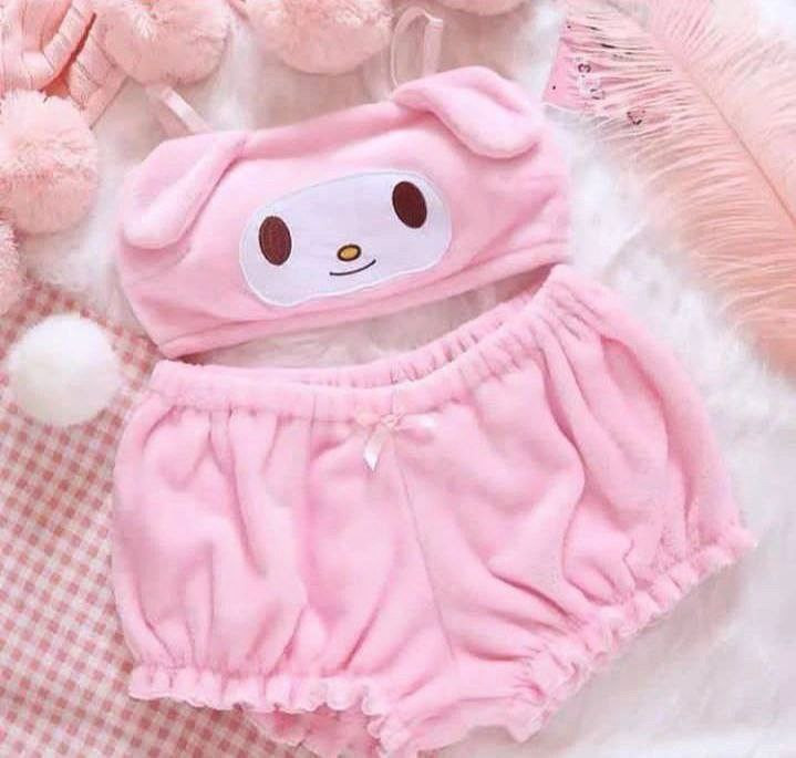 ست شورت و سوتین زنانه پددار حولهای تدی