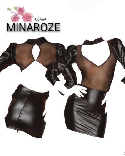 تونیک چرم و حریر فانتزی زنانه