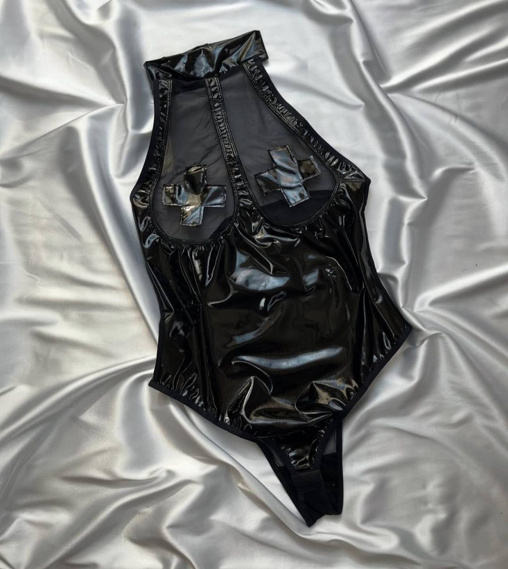 بادی فانتزی زنانه لاتکس