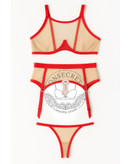 ست لباس زیر فانتزی زنانه تورگاز