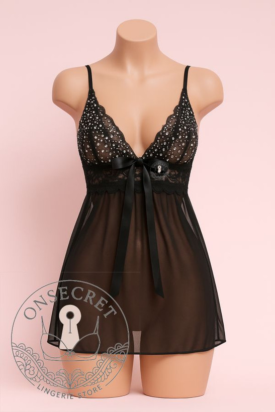 لباس خواب نگیندار زنانه فانتزی