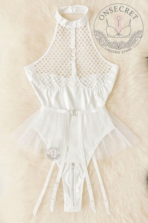 ست بادی و بند جوراب دامنی زنانه