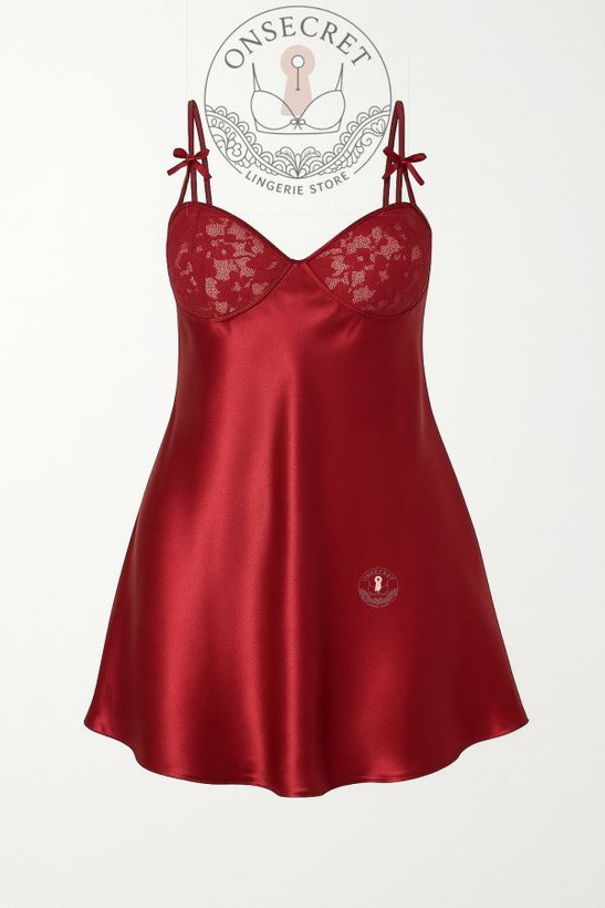 لباس خواب سایزبزرگ ساتن زنانه