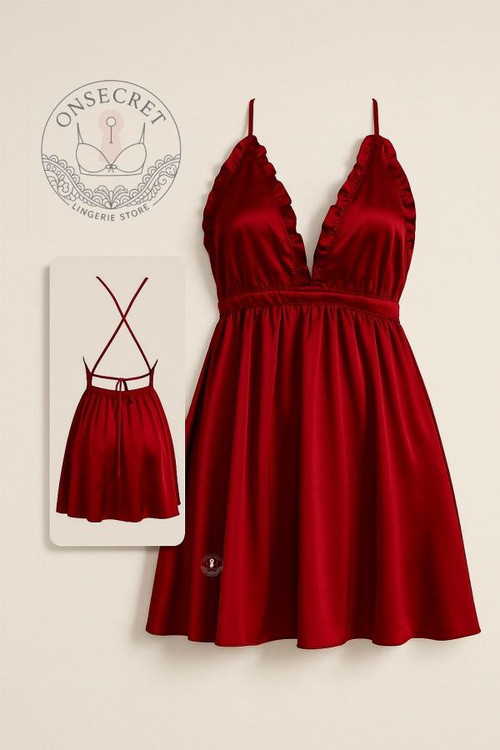 لباس خواب ساتن زنانه