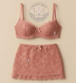 ست سوتین و دامن فانتزی زنانه