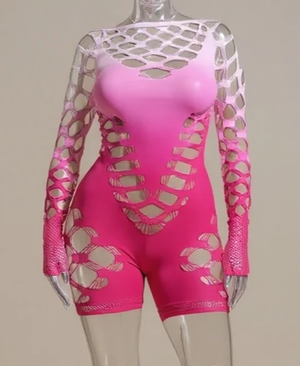 بادی استاکینگ شورتکی زنانه رنگی