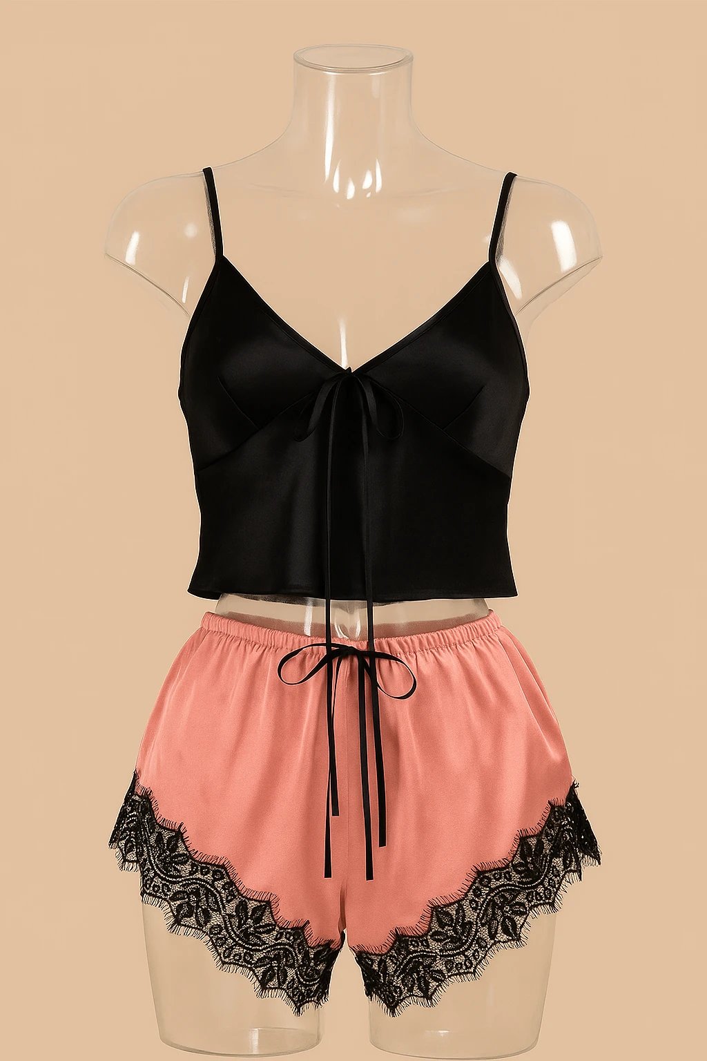 تاپ شورت زنانه ساتن