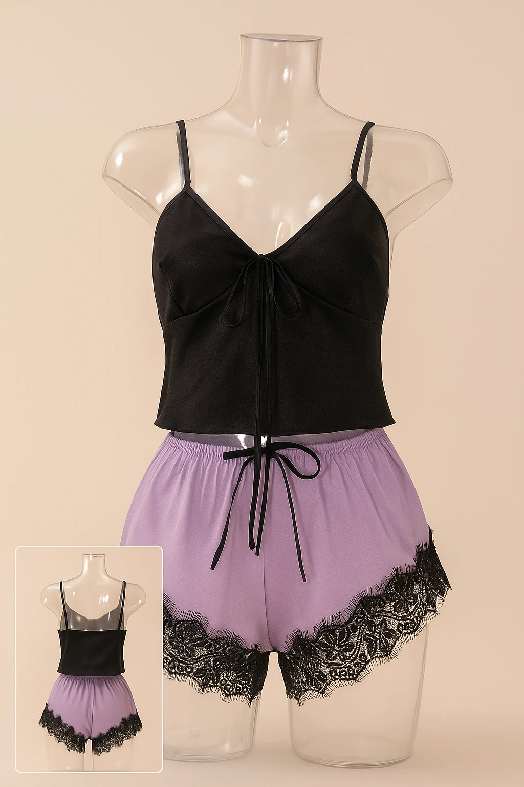 تاپ شورت زنانه ساتن